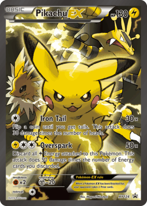 Pikachu-EX - XY Black Star Promos - XY124 (LP)