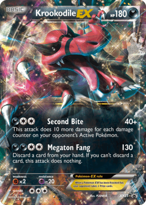 Krookodile-EX - XY Black Star Promos - XY/25 (Jumbo) (HP)