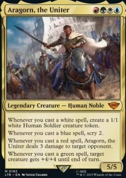 Magic The Gathering Lord of the Rings Tales of Middle-Earth - Aragorn, the Uniter - M0192