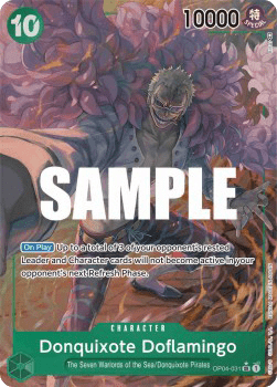 Donquixote Doflamingo - Kingdoms of Intrigue - OP04-031 (Alt Art)