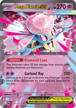 Mega Diancie ex - Phantasmal Flames - 041/094