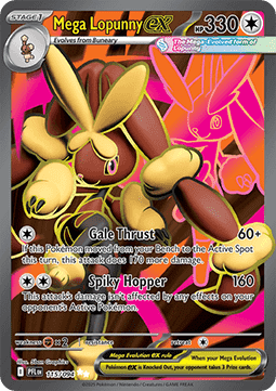 Mega Lopunny ex - Phantasmal Flames - 115/094