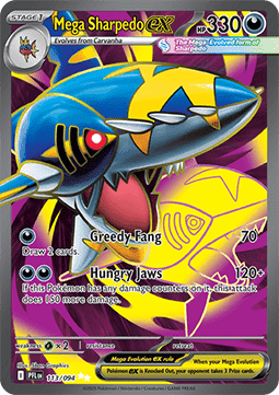 Mega Sharpedo ex - Phantasmal Flames - 113/094