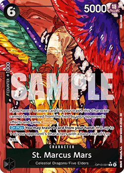 St. Marcus Mars - Carrying on his Will - OP13-091 (Alternate Art)