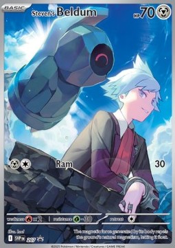 Steven's Beldum - Scarlet & Violet Black Star Promos - SVP 207 (Unsealed)