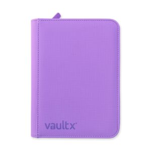 Vault X Exo-Tec 4-Pocket Zip Binder - Just Purple