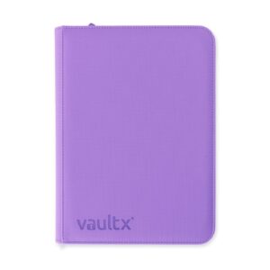 Vault X Exo-Tec 9-Pocket Zip Binder - Just Purple
