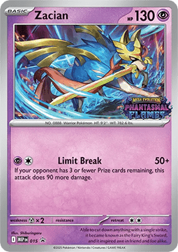 Zacian - Black Star Promos - MEP 015 (Unsealed)