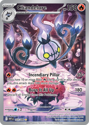 Chandelure - White Flare - 103/086