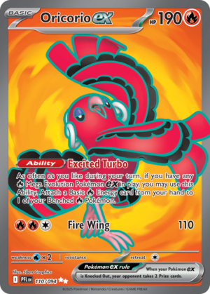 Oricorio ex - Phantasmal Flames - 110/094