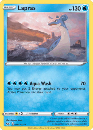 Lapras - Sword & Shield - 048/202 (Snowflake Stamp)