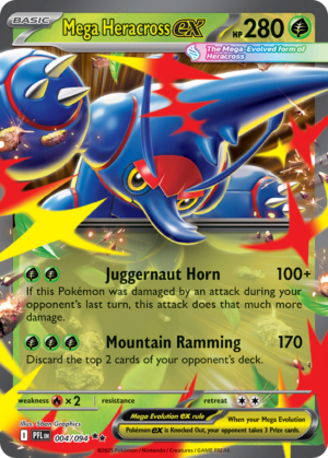 Mega Heracross ex - Phantasmal Flames - 004/094