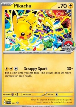 Pikachu- Scarlet & Violet Black Star Promos - SVP 225