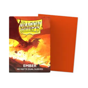 Dragon Shield Dual Matte Sleeves Ember 100 Pack (Standard Size)