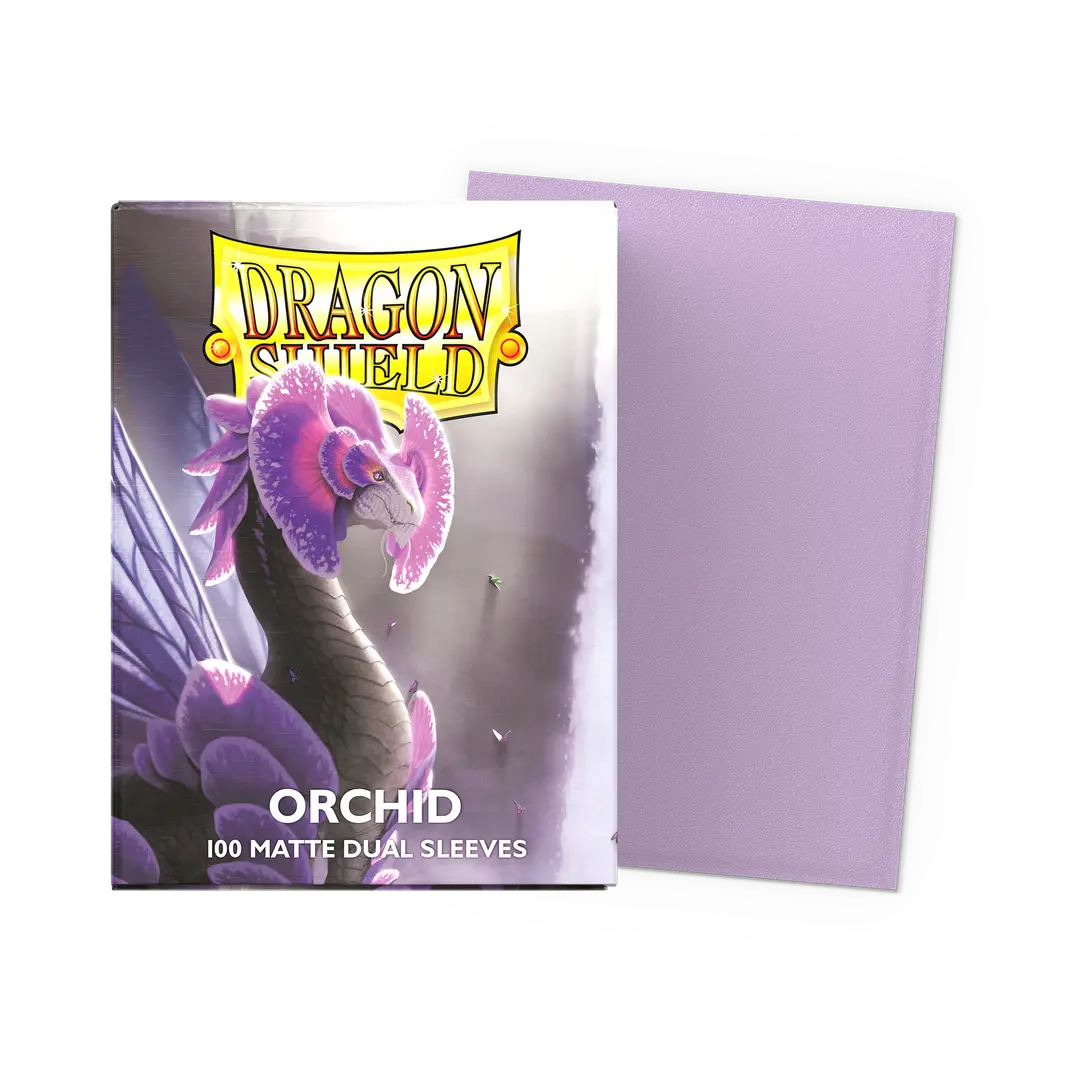 Dragon Shield Dual Matte Sleeves Orchid 100 Pack (Standard Size)