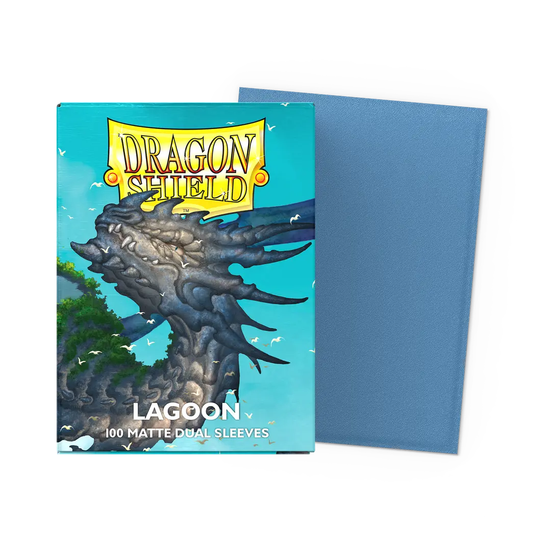 Dragon Shield Dual Matte Sleeves Lagoon 100 Pack (Standard Size)