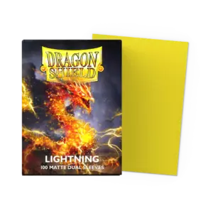 Dragon Shield Dual Matte Sleeves Lightning 100 Pack (Standard Size)