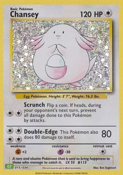 Chansey - Pokémon TCG Classic - 015/034 - CLV