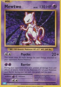 Mewtwo - Pokémon TCG Classic - 014/034 - CLB