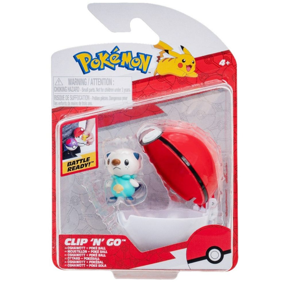Pokemon Clip N Go - Oshawott + Poké Ball