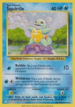 Squirtle - Pokémon TCG Classic - 001/034 - CLB