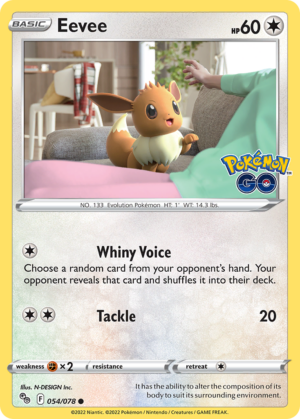 Eevee - Pokémon GO - 054/078 (Reverse Holo)