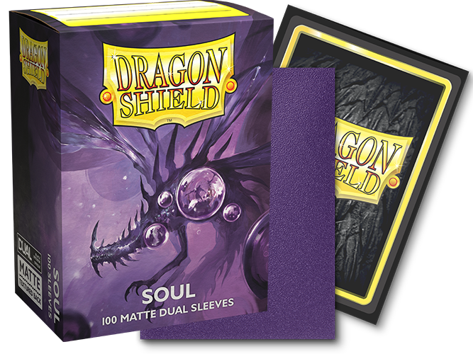 Dragon Shield Dual Matte Sleeves - Soul 100 Pack (Standard Size)