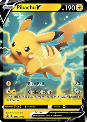 Pikachu V - SWSH Black Star Promos - SWSH063/307