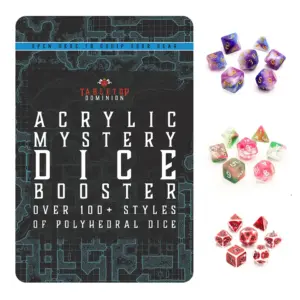 Tabletop Dominion - Acrylic Mystery Dice Pack - Polyhedral Dice