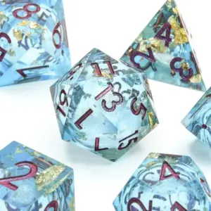 Tabletop Dominion - Liquid Core - Aurora Mist - Polyhedral Dice