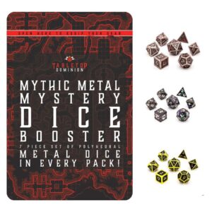 Tabletop Dominion - Mythic Metal Mystery Dice Pack - Polyhedral Dice