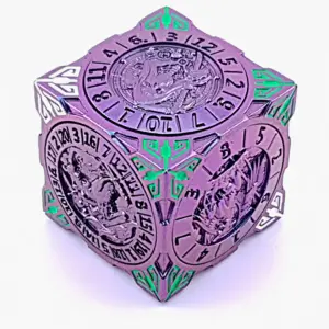 Tabletop Dominion - Metal Spinner - Purple Green