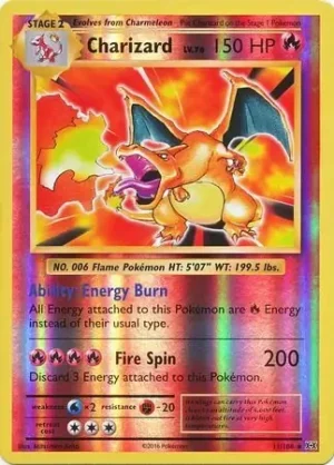Charizard - Evolutions - 11/108 - Reverse Holo (MP)