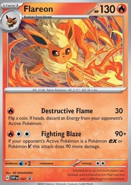 Flareon - Scarlet & Violet Black Star Promos - SVP 167 (Unsealed)