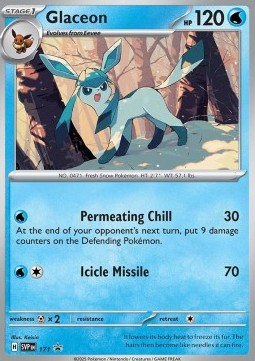 Glaceon - Scarlet & Violet Black Star Promos - SVP 171 (Unsealed)