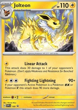 Jolteon - Scarlet & Violet Black Star Promos - SVP 169 (Unsealed)