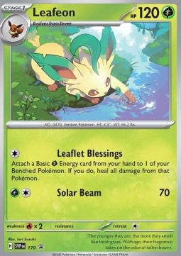 Leafeon - Scarlet & Violet Black Star Promos - SVP 170 (Unsealed)