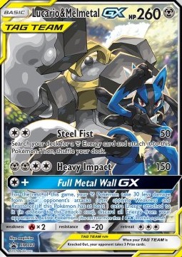 Lucario & Melmetal-GX - SM Black Star Promos - SM/192 (NM)