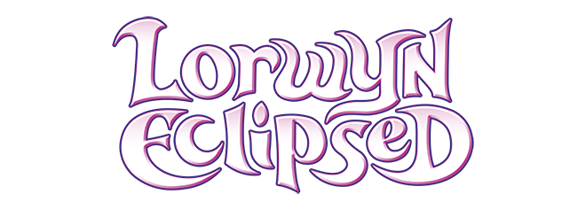 The official logo for the Magic: The Gathering set, Lorwyn Eclipsed.
