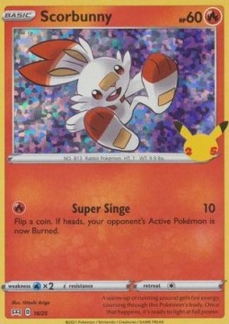 Scorbunny - McDonald's Collection 25th Anniversary - 16/25 (Holo)