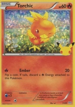 Torchic - McDonald's Collection 25th Anniversary - 11/25 (Holo)