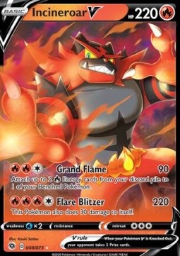 Incineroar V - Champion's Path - 008/073