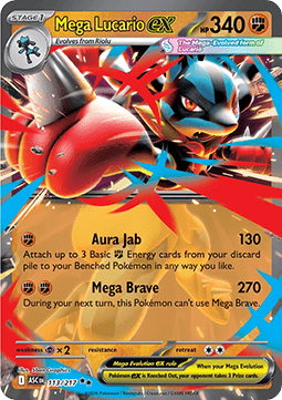 Mega Lucario ex - Ascended Heroes - 113/217