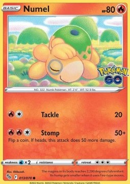 Numel - Pokémon GO - 013/078 (Holo) (Ditto)
