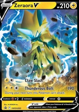 Zeraora V - SWSH Black Star Promos - SWSH263/307 (Unsealed)