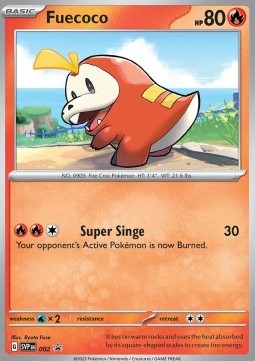 Fuecoco - Scarlet & Violet Black Star Promos - SVP/002 (Unsealed)