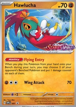 Hawlucha - Scarlet & Violet Black Star Promos - SVP/007