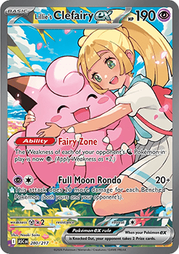 Lillie's Clefairy ex - Ascended Heroes - 280/217