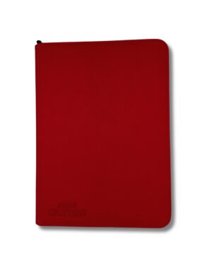 We Love Collectibles - Premium 9 Pocket Zip Binder - Scarlet Red
