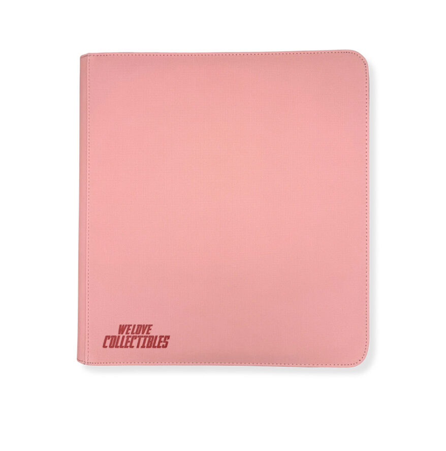 We Love Collectibles - Premium 12 Pocket Zip Binder - Blossom Pink